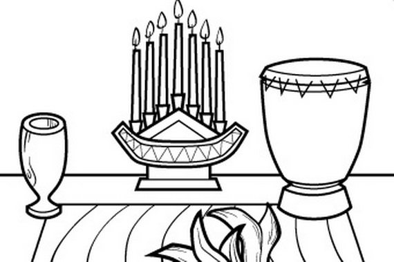 Página para colorir: Kwanzaa (Feriados e Ocasiões Especiais) #60417 - Páginas para Colorir Imprimíveis Gratuitamente