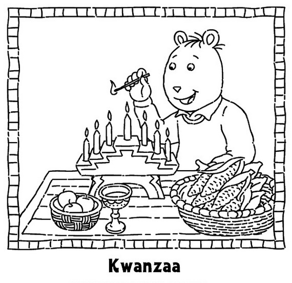 Página para colorir: Kwanzaa (Feriados e Ocasiões Especiais) #60431 - Páginas para Colorir Imprimíveis Gratuitamente