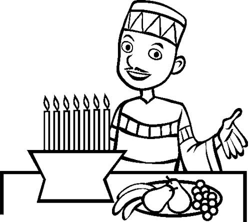 Página para colorir: Kwanzaa (Feriados e Ocasiões Especiais) #60549 - Páginas para Colorir Imprimíveis Gratuitamente