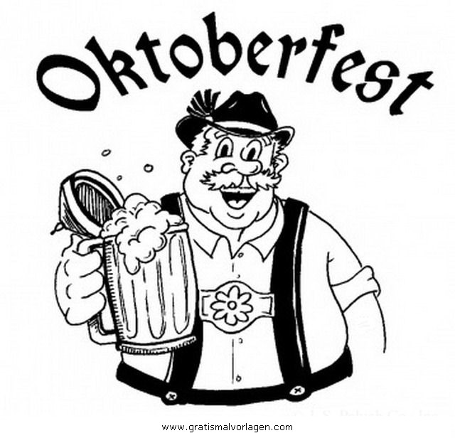 Página para colorir: Oktoberfest (Feriados e Ocasiões Especiais) #59404 - Páginas para Colorir Imprimíveis Gratuitamente
