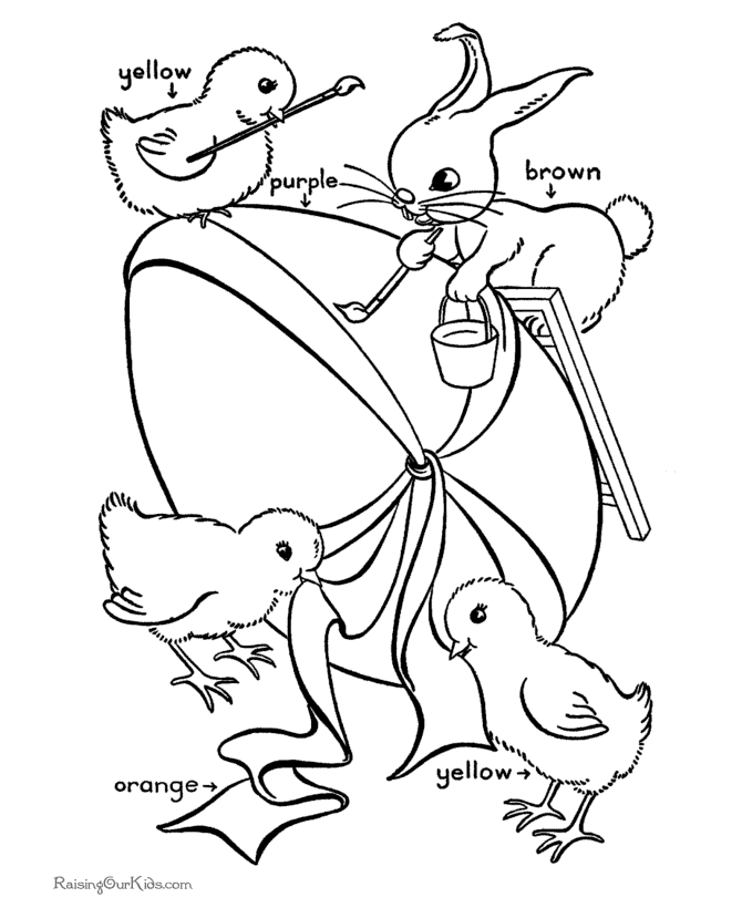 Página para colorir: Páscoa (Feriados e Ocasiões Especiais) #54403 - Páginas para Colorir Imprimíveis Gratuitamente