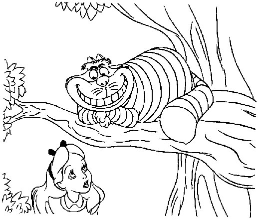 Página para colorir: Alice no Pais das Maravilhas (Filmes animados) #127893 - Páginas para Colorir Imprimíveis Gratuitamente