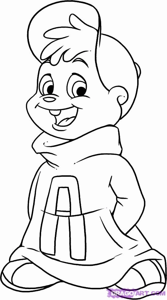 Página para colorir: Alvin e os Esquilos (Filmes animados) #128389 - Páginas para Colorir Imprimíveis Gratuitamente