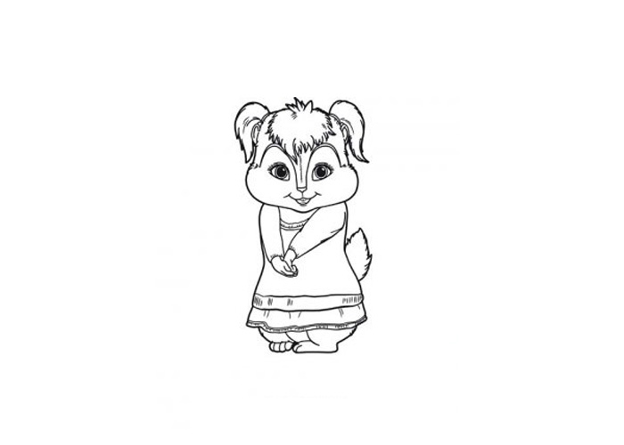 Página para colorir: Alvin e os Esquilos (Filmes animados) #128453 - Páginas para Colorir Imprimíveis Gratuitamente