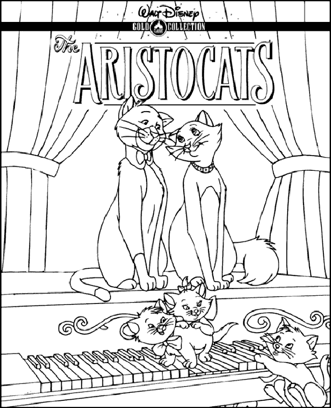 Página para colorir: aristogatas (Filmes animados) #26962 - Páginas para Colorir Imprimíveis Gratuitamente