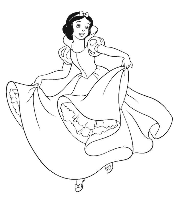 Página para colorir: Branca de Neve e os Sete Anões (Filmes animados) #133986 - Páginas para Colorir Imprimíveis Gratuitamente