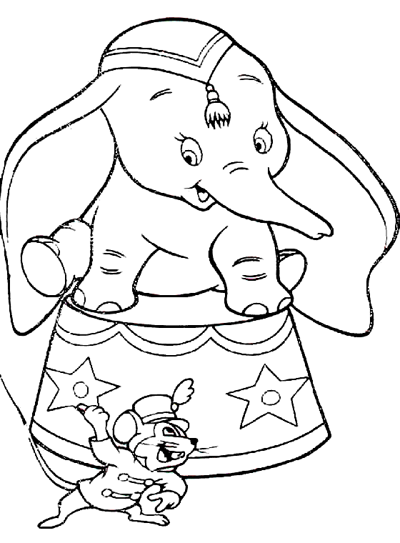 Página para colorir: Dumbo (Filmes animados) #170563 - Páginas para Colorir Imprimíveis Gratuitamente