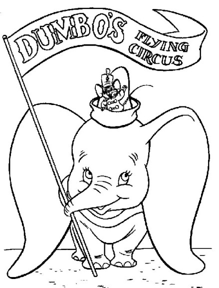 Página para colorir: Dumbo (Filmes animados) #170575 - Páginas para Colorir Imprimíveis Gratuitamente