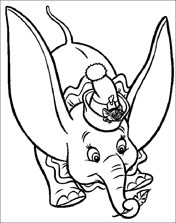 Página para colorir: Dumbo (Filmes animados) #170602 - Páginas para Colorir Imprimíveis Gratuitamente