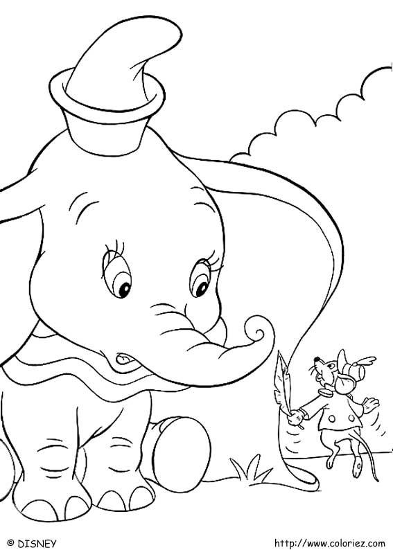 Página para colorir: Dumbo (Filmes animados) #170603 - Páginas para Colorir Imprimíveis Gratuitamente