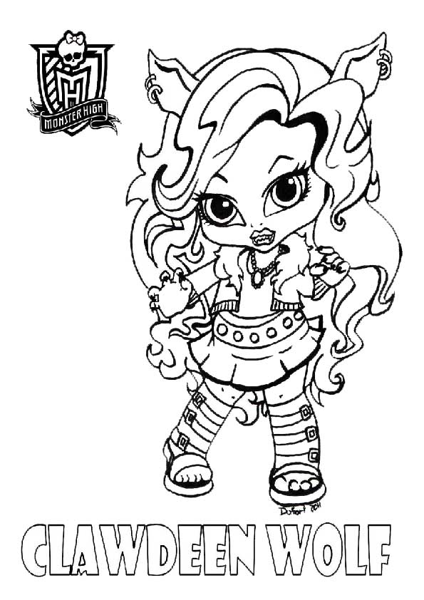 Desenhos para imprimir e colorir Monster High
