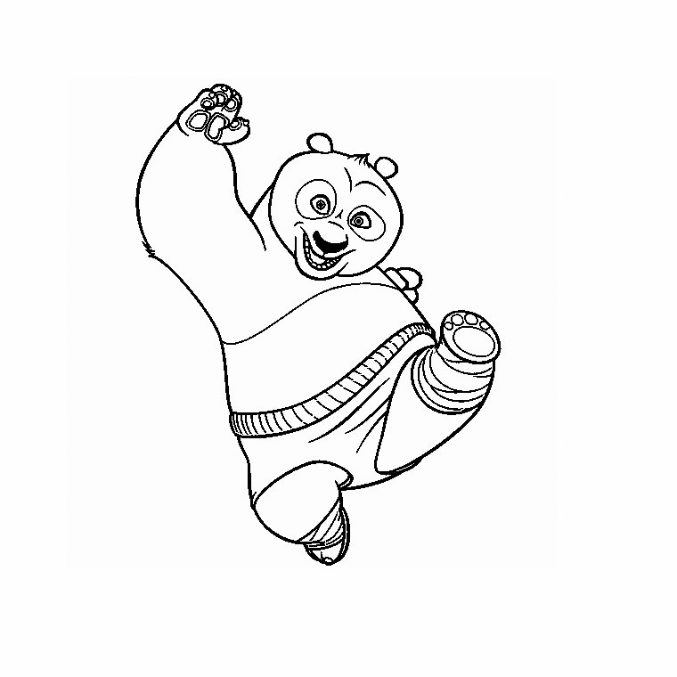 Página para colorir: kung fu panda (Filmes animados) #73325 - Páginas para Colorir Imprimíveis Gratuitamente
