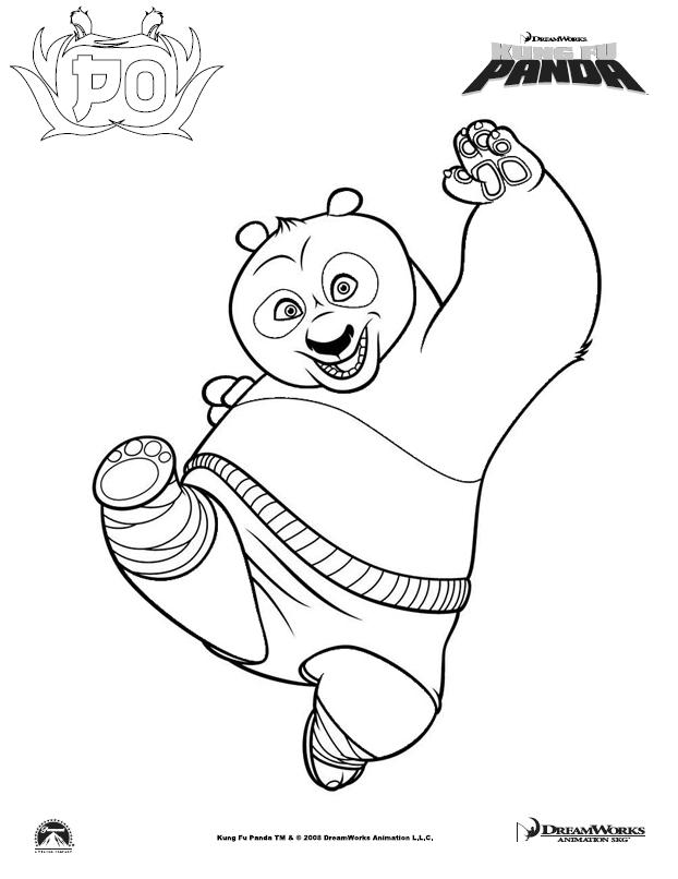 Página para colorir: kung fu panda (Filmes animados) #73338 - Páginas para Colorir Imprimíveis Gratuitamente