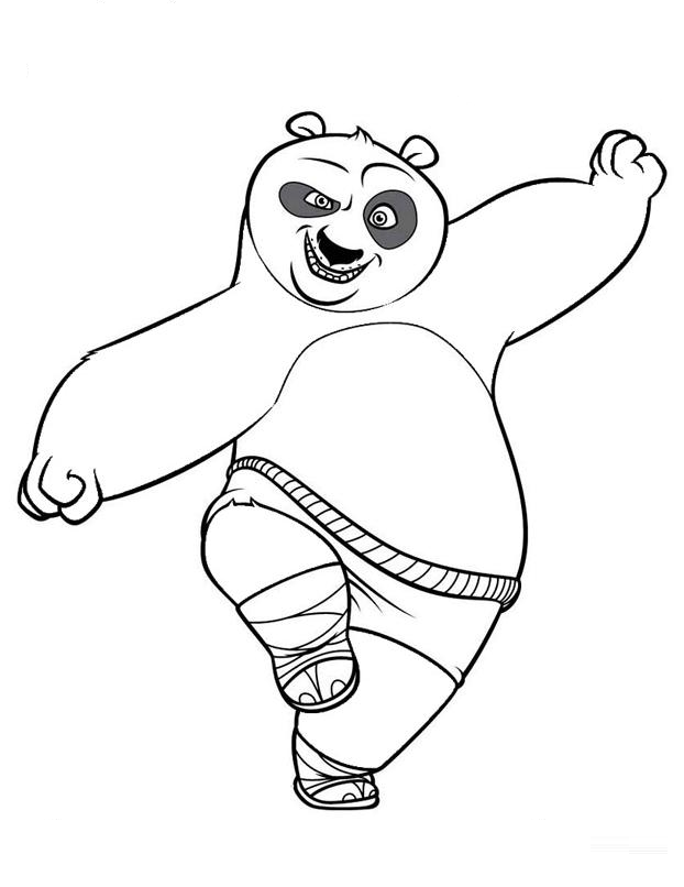 Página para colorir: kung fu panda (Filmes animados) #73339 - Páginas para Colorir Imprimíveis Gratuitamente