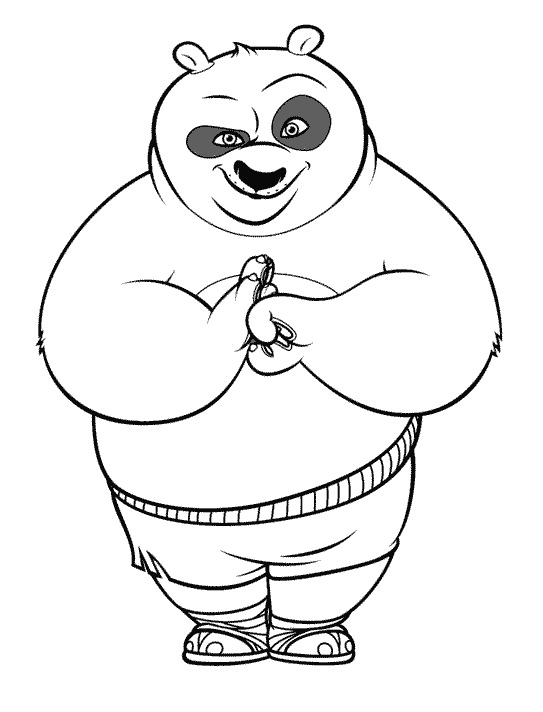 Página para colorir: kung fu panda (Filmes animados) #73368 - Páginas para Colorir Imprimíveis Gratuitamente