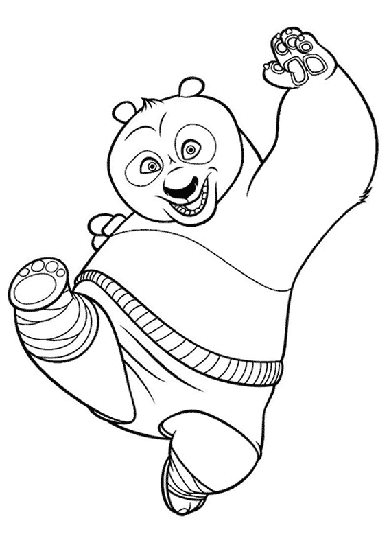 Página para colorir: kung fu panda (Filmes animados) #73381 - Páginas para Colorir Imprimíveis Gratuitamente