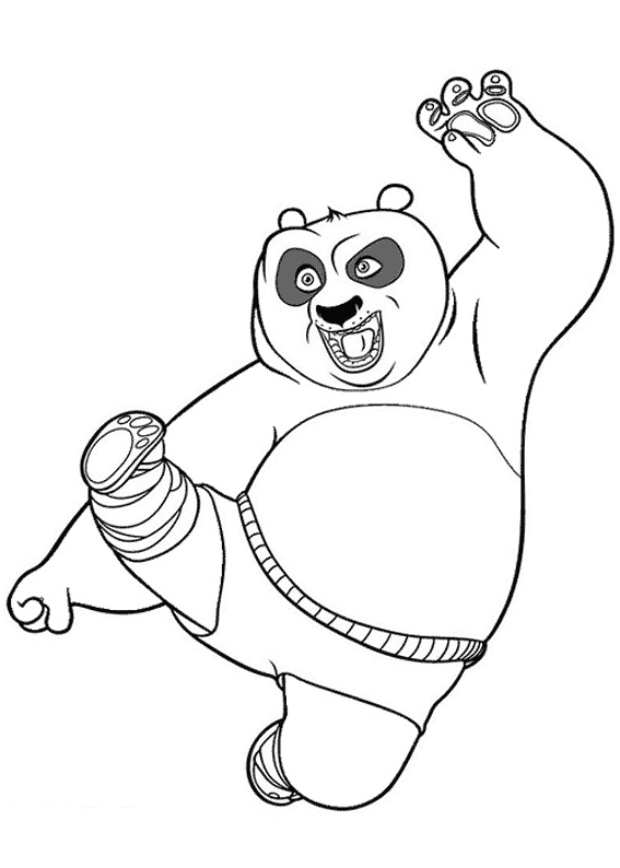Página para colorir: kung fu panda (Filmes animados) #73427 - Páginas para Colorir Imprimíveis Gratuitamente