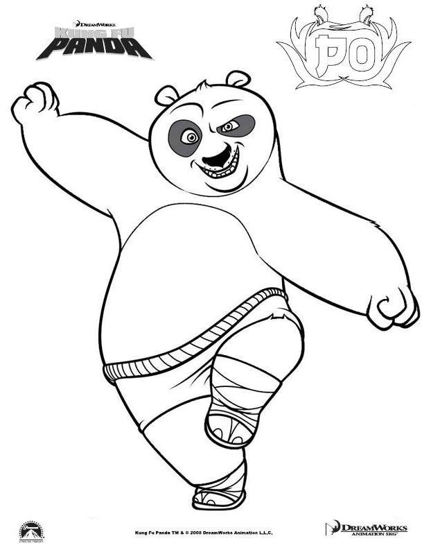 Página para colorir: kung fu panda (Filmes animados) #73519 - Páginas para Colorir Imprimíveis Gratuitamente