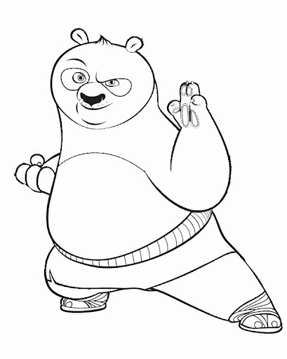 Página para colorir: kung fu panda (Filmes animados) #73577 - Páginas para Colorir Imprimíveis Gratuitamente
