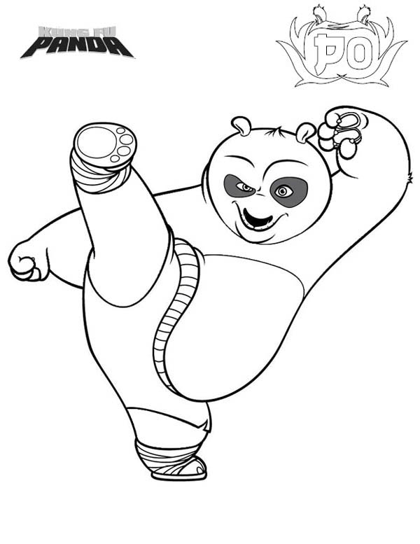 Página para colorir: kung fu panda (Filmes animados) #73610 - Páginas para Colorir Imprimíveis Gratuitamente