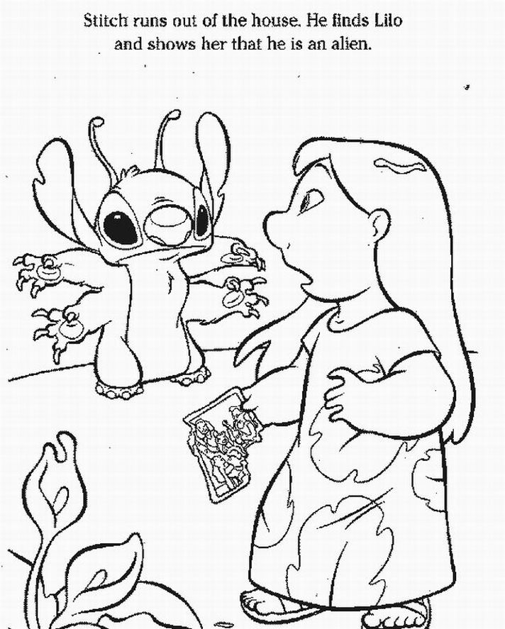Página para colorir: Lilo & Stitch (Filmes animados) #44911 - Páginas para Colorir Imprimíveis Gratuitamente