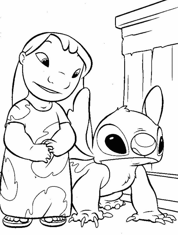 Página para colorir: Lilo & Stitch (Filmes animados) #44917 - Páginas para Colorir Imprimíveis Gratuitamente