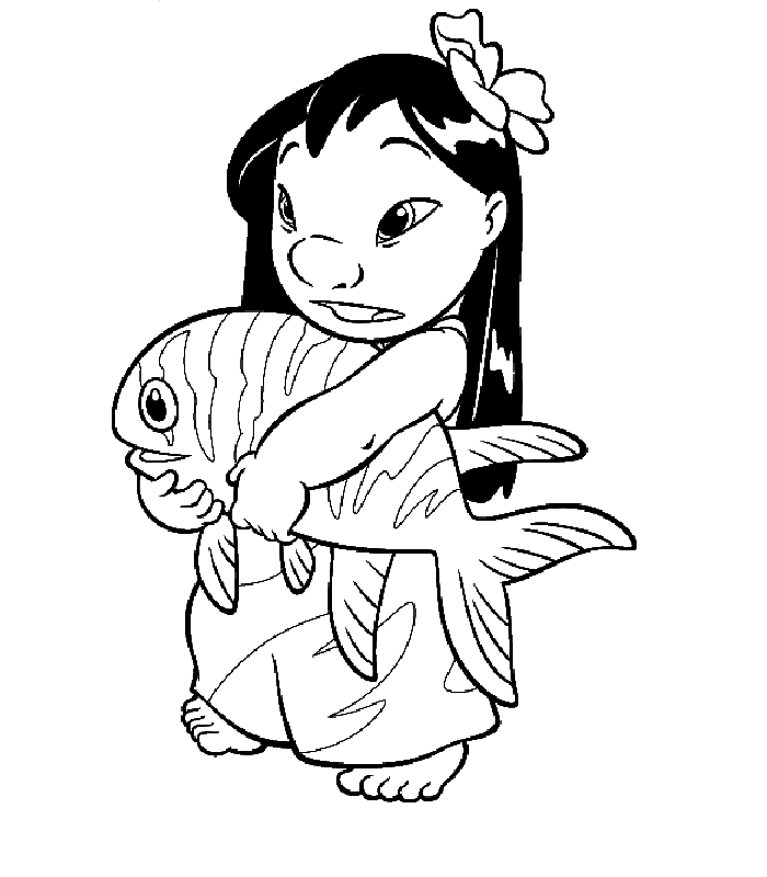 Página para colorir: Lilo & Stitch (Filmes animados) #44928 - Páginas para Colorir Imprimíveis Gratuitamente