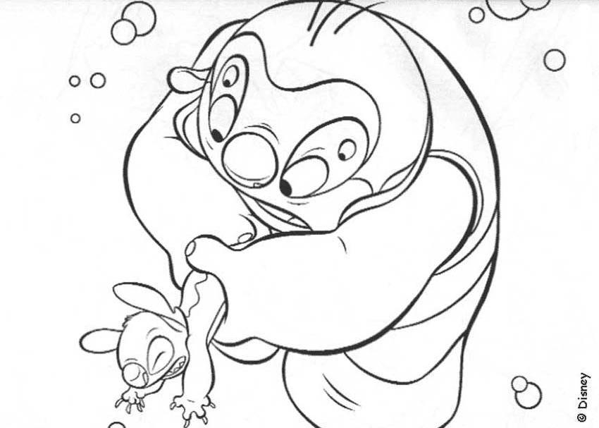 Página para colorir: Lilo & Stitch (Filmes animados) #44930 - Páginas para Colorir Imprimíveis Gratuitamente
