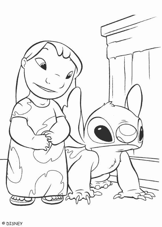 Página para colorir: Lilo & Stitch (Filmes animados) #45028 - Páginas para Colorir Imprimíveis Gratuitamente