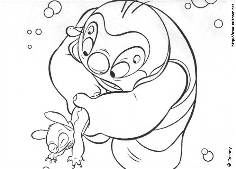 Página para colorir: Lilo & Stitch (Filmes animados) #45061 - Páginas para Colorir Imprimíveis Gratuitamente