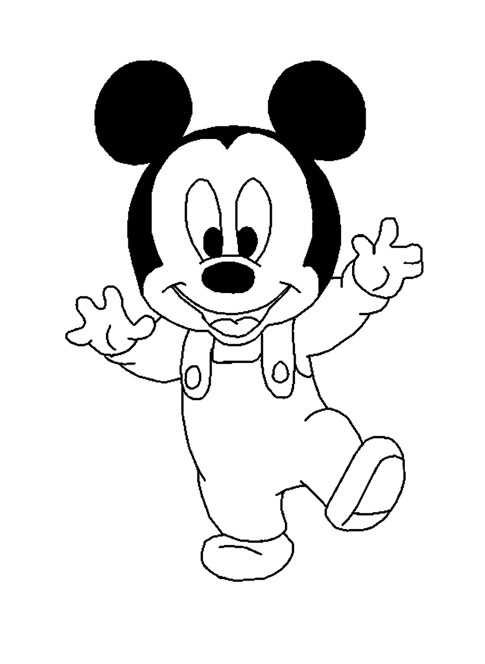 Página para colorir: Mickey (Filmes animados) #170093 - Páginas para Colorir Imprimíveis Gratuitamente