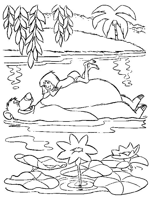 Página para colorir: O livro da Selva (Filmes animados) #130097 - Páginas para Colorir Imprimíveis Gratuitamente