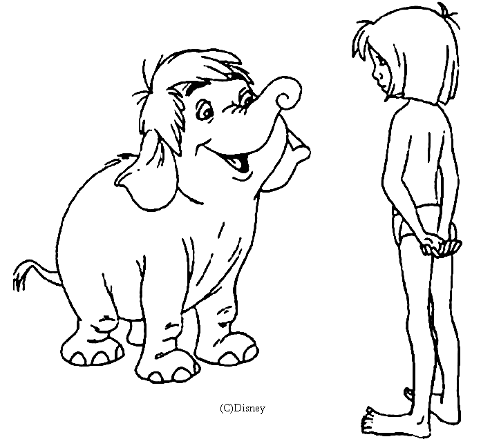 Página para colorir: O livro da Selva (Filmes animados) #130102 - Páginas para Colorir Imprimíveis Gratuitamente