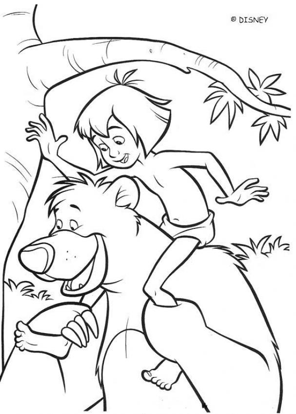 Página para colorir: O livro da Selva (Filmes animados) #130271 - Páginas para Colorir Imprimíveis Gratuitamente