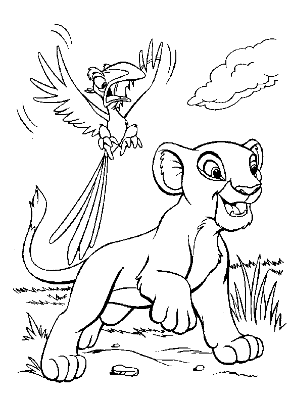 Página para colorir: O Rei Leão (Filmes animados) #73629 - Páginas para Colorir Imprimíveis Gratuitamente