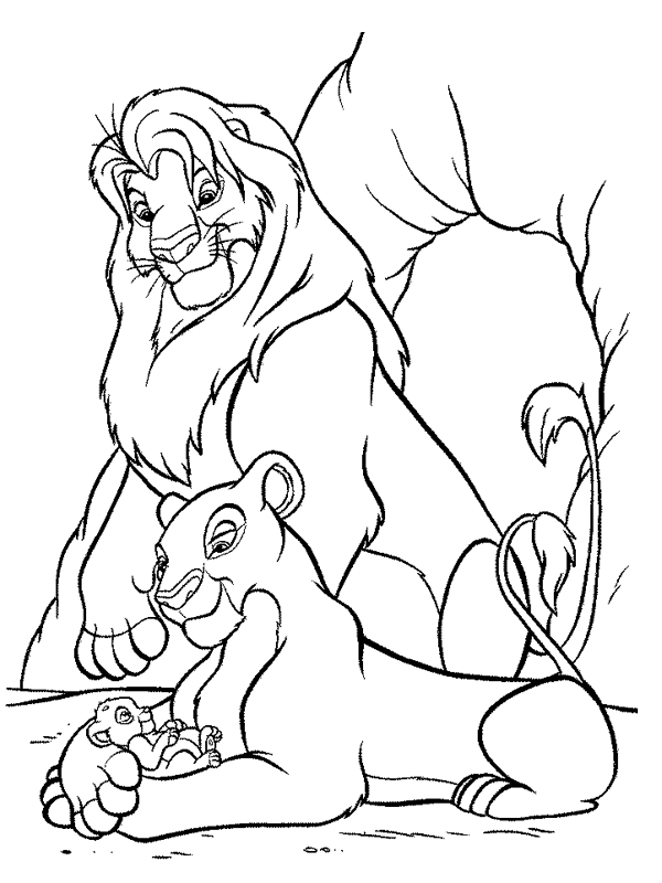 Página para colorir: O Rei Leão (Filmes animados) #73685 - Páginas para Colorir Imprimíveis Gratuitamente