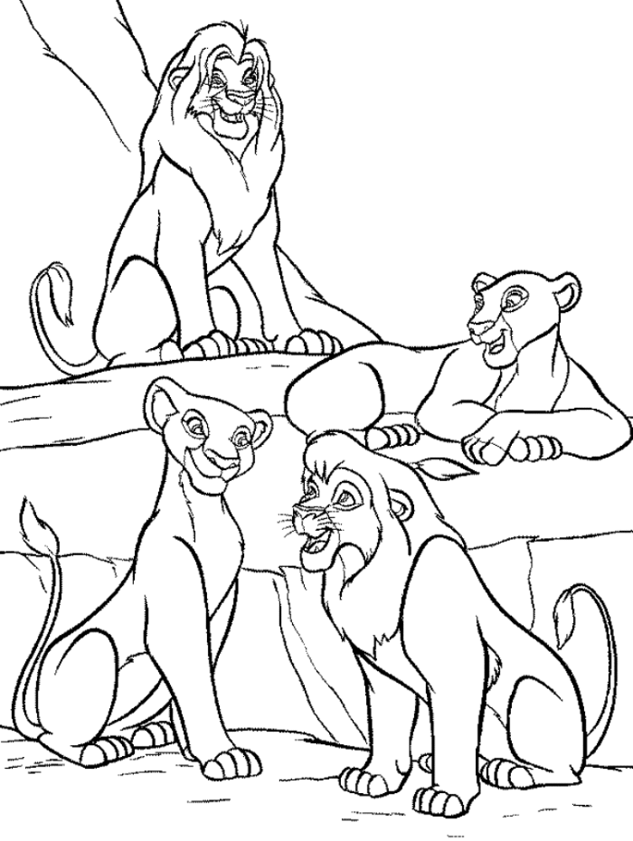 Página para colorir: O Rei Leão (Filmes animados) #73750 - Páginas para Colorir Imprimíveis Gratuitamente
