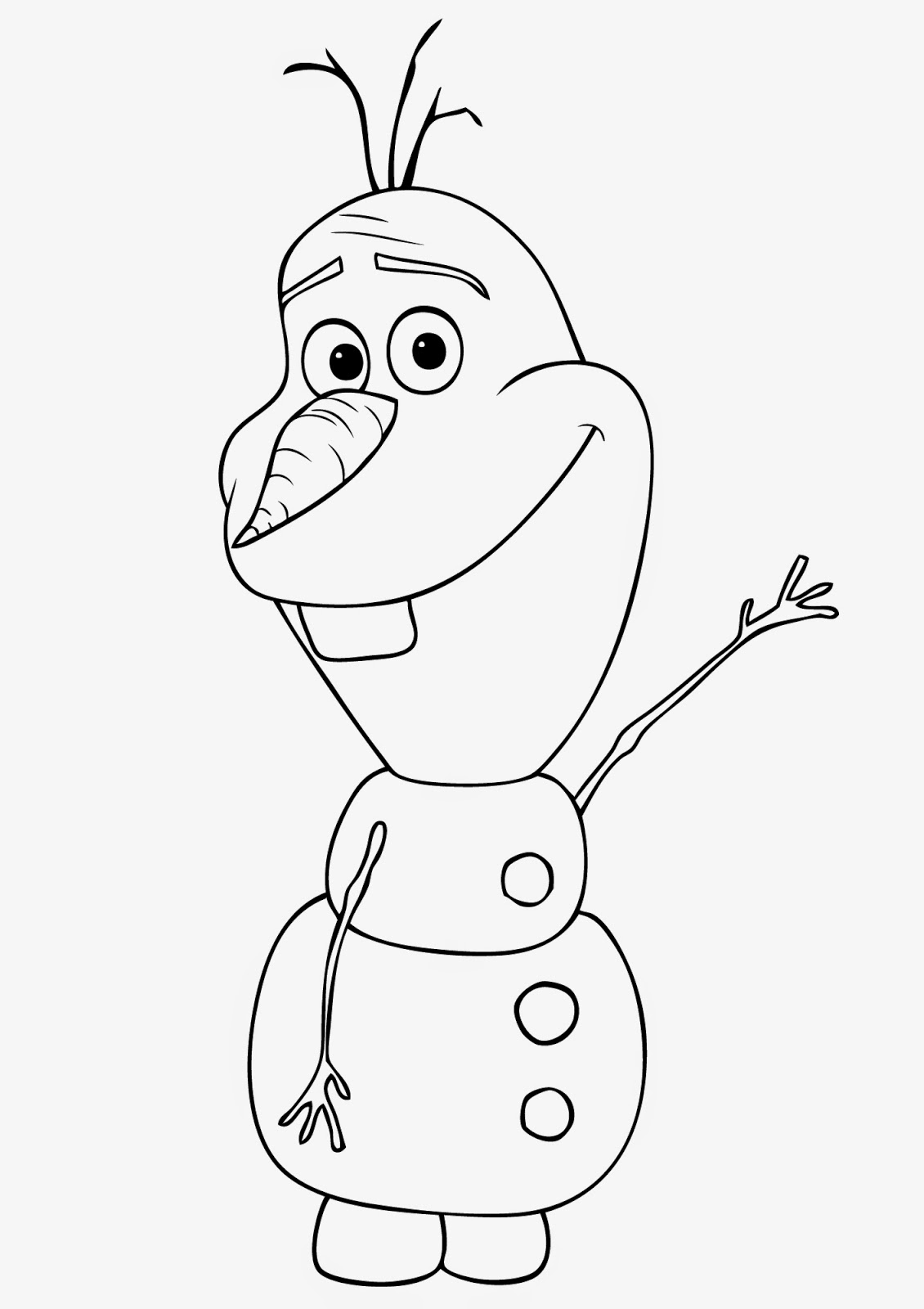 Página para colorir: Olaf (Filmes animados) #170200 - Páginas para Colorir Imprimíveis Gratuitamente