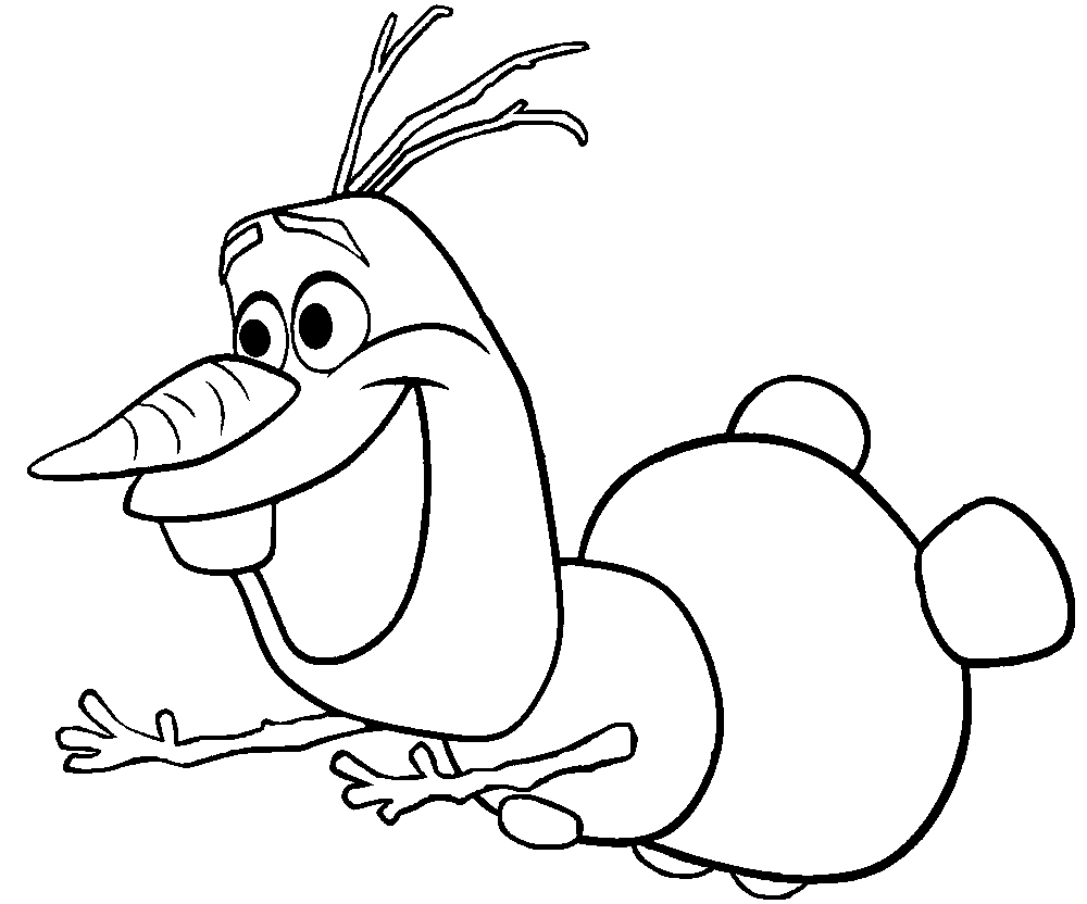 Desenho de Olaf de Frozen para colorir  Desenhos para colorir e imprimir  gratis