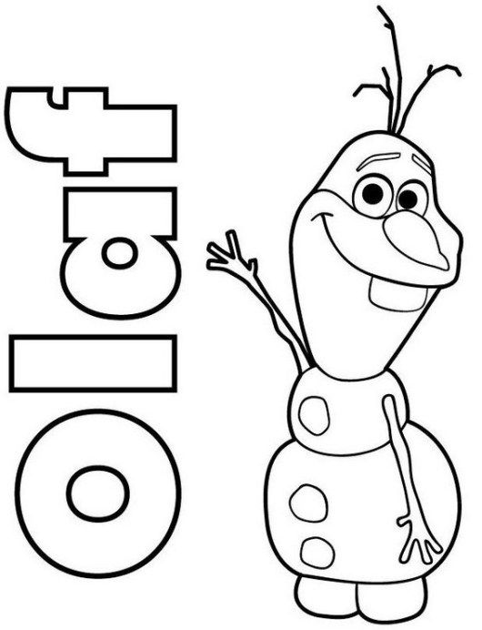 Página para colorir: Olaf (Filmes animados) #170220 - Páginas para Colorir Imprimíveis Gratuitamente
