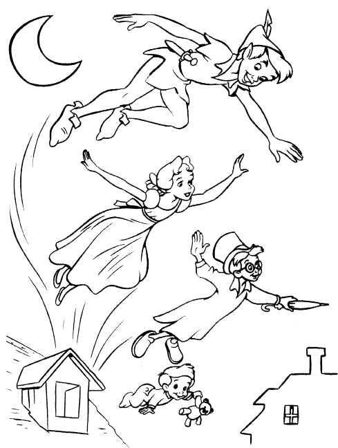Página para colorir: Peter Pan (Filmes animados) #128825 - Páginas para Colorir Imprimíveis Gratuitamente