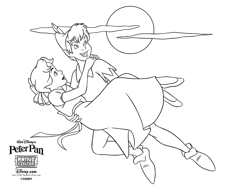 Página para colorir: Peter Pan (Filmes animados) #128829 - Páginas para Colorir Imprimíveis Gratuitamente