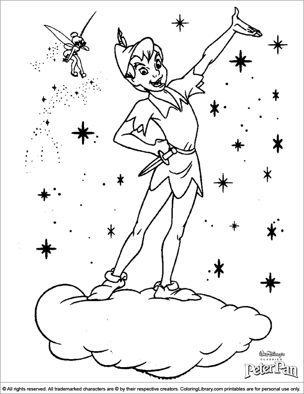 Página para colorir: Peter Pan (Filmes animados) #128951 - Páginas para Colorir Imprimíveis Gratuitamente