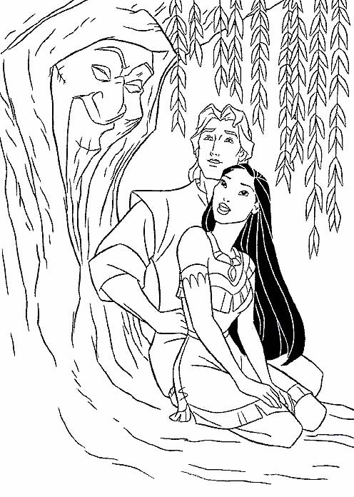 Página para colorir: Pocahontas (Filmes animados) #131353 - Páginas para Colorir Imprimíveis Gratuitamente