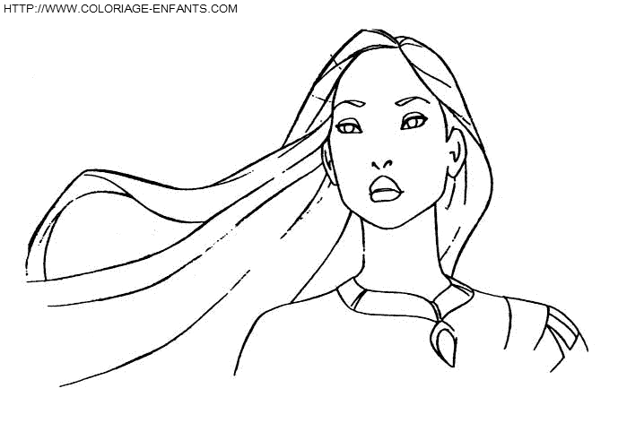 Página para colorir: Pocahontas (Filmes animados) #131359 - Páginas para Colorir Imprimíveis Gratuitamente