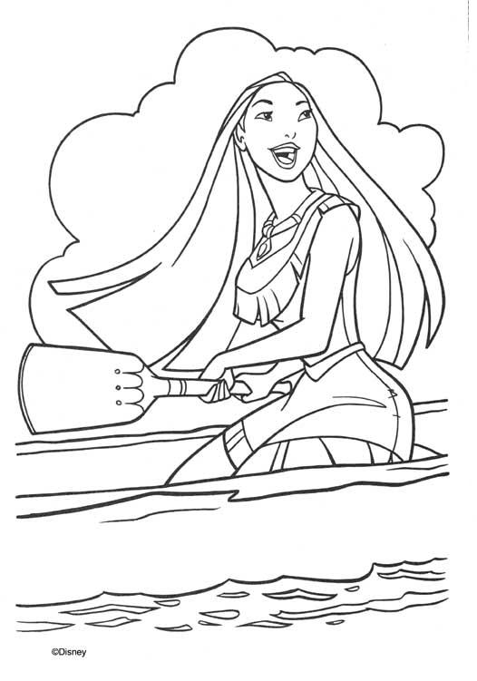 Página para colorir: Pocahontas (Filmes animados) #131360 - Páginas para Colorir Imprimíveis Gratuitamente