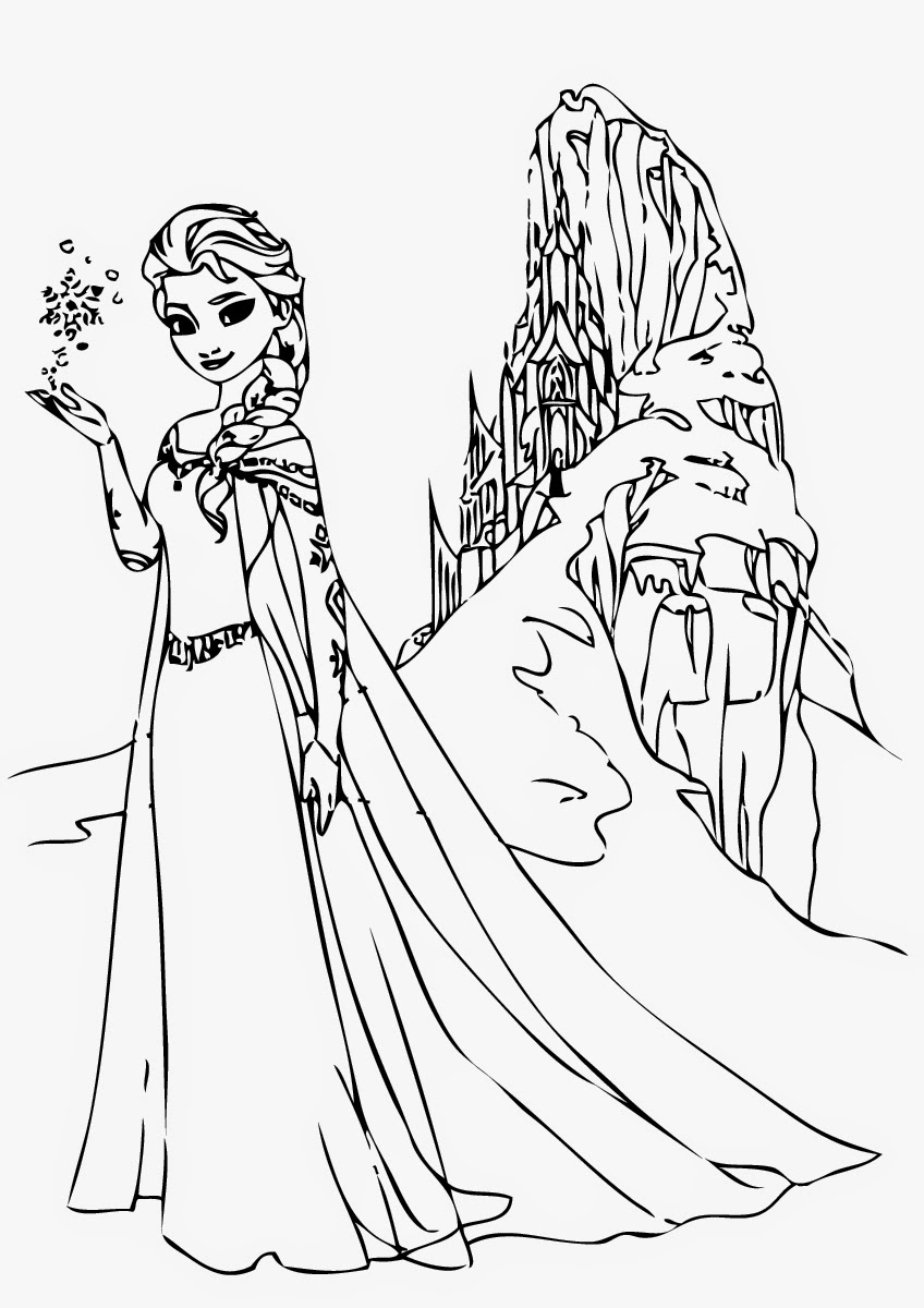 Página para colorir: Rainha do gelo (Filmes animados) #71754 - Páginas para Colorir Imprimíveis Gratuitamente