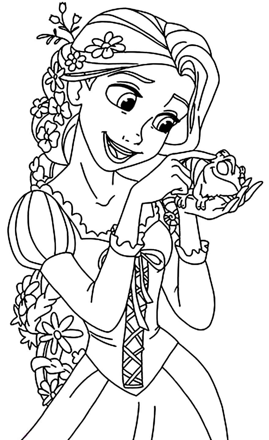 Página para colorir: Rapunzel (Filmes animados) #170049 - Páginas para Colorir Imprimíveis Gratuitamente