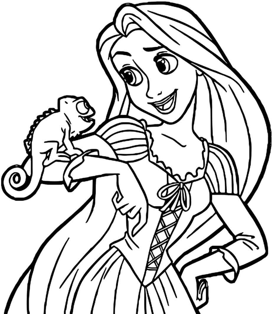 Página para colorir: Rapunzel (Filmes animados) #170050 - Páginas para Colorir Imprimíveis Gratuitamente