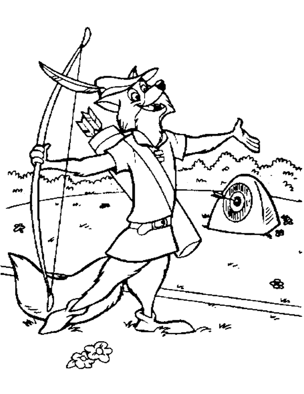 Página para colorir: Robin Hood (Filmes animados) #133084 - Páginas para Colorir Imprimíveis Gratuitamente